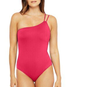 NWOT La Blanca Goddess One-Shoulder Swimsuit